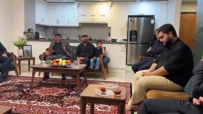 دیدار دختر مسعود پزشکیان با خانواده شهید حاجی زاده + فیلم