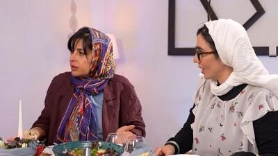 خاطره حاتمی در شام ایرانی: اصالت اهل زنجان هستم و جغور بغور یکی از غذاهای سنتی ماست/ سیما تیرانداز: خوشحالم که درستش نکردی