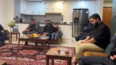 دختر رئیس‌جمهور در منزل سردار حاجی‌زاده با خانواده این شهید دیدار کرد