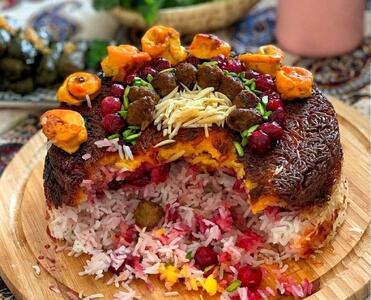 خوشمزه ترین دستور تهیه آلبالو پلو مجلسی ؛ با گوشت قلقلی و با مرغ