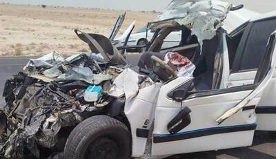 تصادف دلخراش جان ۴ عضو یک خانواده را گرفت