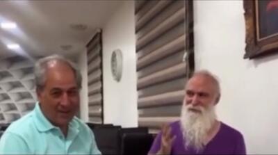 ویدیویی عجیب از لحظه بمباران تهران