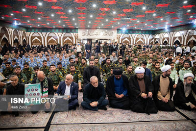 آیین گرامیداشت شهدای اقتدار پلیس در جنگ ۱۲ روزه