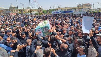 تشییع پیکر مطهر دو شهید مدافع وطن در قم