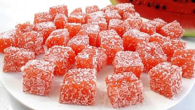 طرز تهیه شیرینی ترکی با هندوانه | لذیذ ، متفاوت و مناسب تابستان