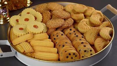 طرز تهیه ۵ شیرینی خوشمزه فقط با ۱ خمیر