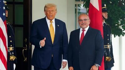 ادعای ولیعهد بحرین در دیدار با ترامپ: توپ در زمین ایران است آنها از مذاکره با آمریکا سود می‌برند