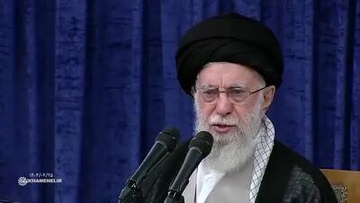 رهبر انقلاب: دستگاه‌های نظامی و دیپلماسی کار خود را با قوت ادامه دهند اما با رعایت جهت‌گیریها؛ اعتراض به دستگاه‌های نظامی و دیپلماسی باید با لحن قابل قبول و بعد از اطلاع‌یابی باشد