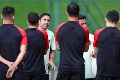 یک جلسه تمرین برای پرسپولیسی‌ها قبل از بازی تدارکاتی