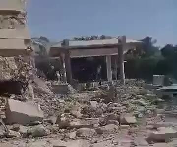 ستاد ارتش و کاخ ریاست‌جمهوری سوریه پس از انفجارها