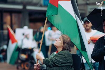 عکس/ آلمانی‌ها یک‌صدا در حمایت از فلسطین