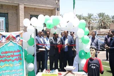 افتتاح چند طرح ورزشی در مدارس شهرستان بم