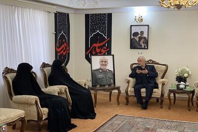 دیدار رییس بنیاد شهید و امور ایثارگران با خانواده سردار شهید سلامی