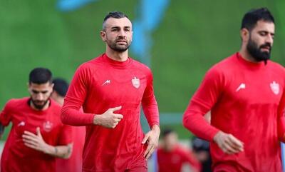 تمرین کوتاه پرسپولیس برای روز چهارشنبه