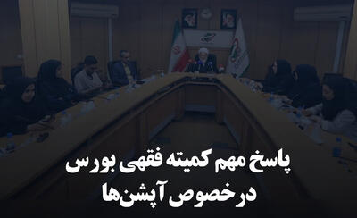 پاسخ مهم کمیته فقهی بورس درخصوص آپشن‌ها