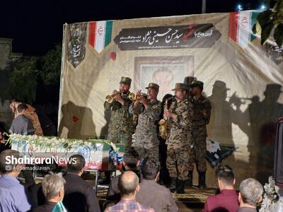 آئین بدرقه پیکر شهید سید حسن حسینی نژاد در مشهد برگزار شد (۲۵ تیر ۱۴۰۴)
