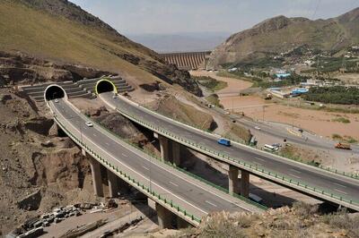 انسداد محور آزادراه منجیل به رودبار