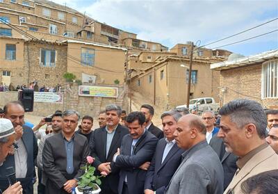 بازدید معاون رئیس‌جمهور از روستای بزلانه سنندج - تسنیم