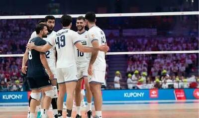جدول لیگ ملت های والیبال