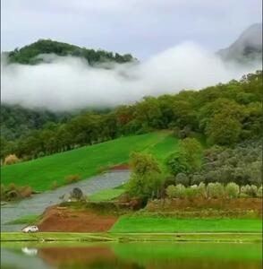 آب بندان زیبای شفیع آباد در استان گلستان