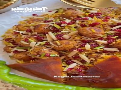 طرز تهیه قیمه لاپلو با قلقلی مرغ