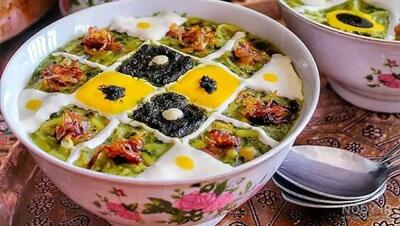 طرز تهیه آش رشته شیرازی