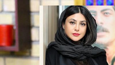 ژست و استایل هنری آزاده صمدی در یک گالری!(+عکس)