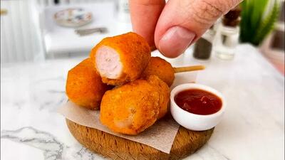 طرز تهیه سوسیس سوخاری به روش فست فودی