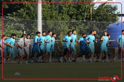 ویدیویی کوتاه از تمرین روز چهارشنبه تیم فوتبال استقلال