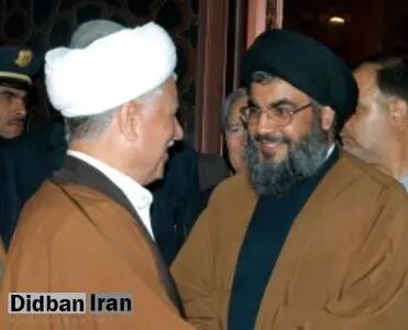 روایت هاشمی رفسنجانی از درخواست سیدحسن نصرالله برای کمک ایران به کشاورزان لبنانی