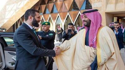 گفت‌وگوی تلفنی بن‌سلمان و الجولانی/ ولیعهد عربستان: تأکید بر اعتماد ریاض به توان دولت دمشق در مقابله با فتنه‌های داخلی/ تمجید از تلاش‌های «الجولانی» برای ادامه روند اصلاحات و بازسازی در سوریه/ محکومیت حملات اخیر رژیم صهیونیستی