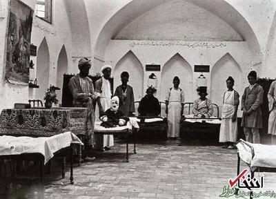عکس/ طبیب‌خانه در دوران قاجار
