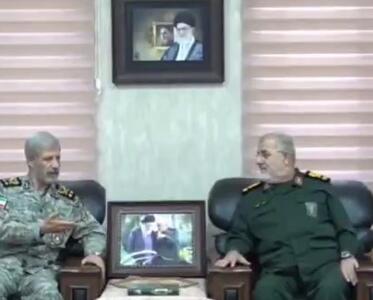 ببینید/ دیدار فرماندهان سپاه پاسداران و ارتش، امروز