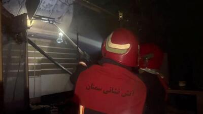 مهار حریق طلافروشی در بازار سمنان؛ حادثه خسارت جانی نداشت