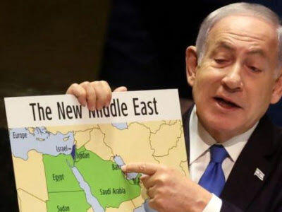 ترسیم نقشه خاورمیانه جدید از نظر رژیم صهیونیستی