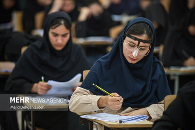 رقابت ۷۳۰۸ داوطلب مرحله دوم آزمون سراسری در استان سمنان آغاز شد