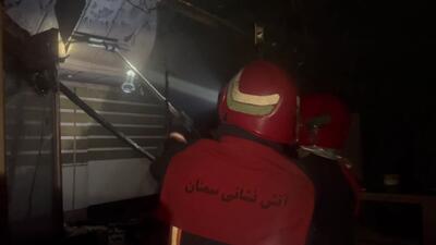 مهار حریق طلافروشی در بازار سمنان؛ حادثه خسارت جانی نداشت