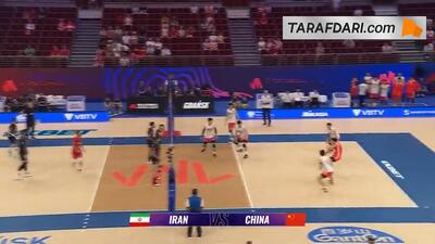 خلاصه بازی چین 0-3 ایران (لیگ ملت‌های والیبال ۲۰۲۵) - پارس فوتبال