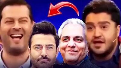فیلم تقلید صدای معرکه رضا گلزار و مهران مدیری به سبک اعجوبه طنز کشور/ فقط خودشون نبینن !