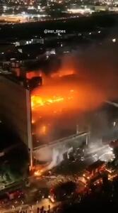 فیلم آتش سوزی مرگبار در عراق / 50 نفر زنده زنده در آتش سوختند