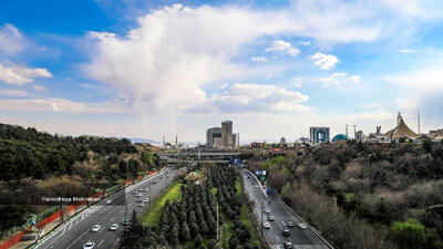 کیفیت هوای تهران در شرایط قابل قبول
