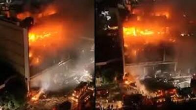 کشته شدن ۶۰ نفر در پی آتش سوزی یک مرکز خرید در عراق