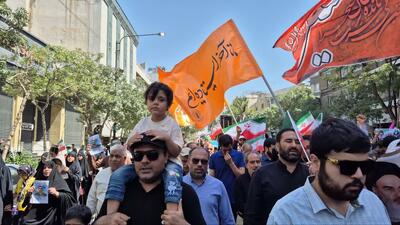 عکس/ راهپیمایی ضدصهیونیستی در مشهد