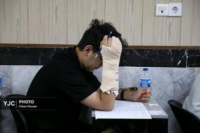 عکس/ برگزاری نوبت دوم آزمون سراسری کنکور در دانشگاه امیرکبیر تهران