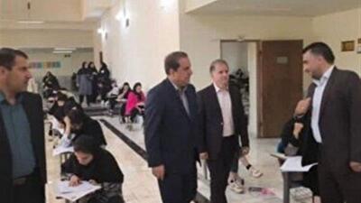 بازدید استاندار از روند برگزاری آزمون سراسری