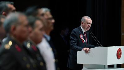 اردوغان: هیچ‌کس نمی‌تواند مانع طلوع خورشید صلح بر منطقه ما شود
