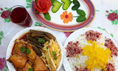 آموزش تهیه خورشت بامیه با مرغ مجلسی / صفر تا صد تهیه خورشت بامیه با مرغ و آشنایی با خواص درمانی