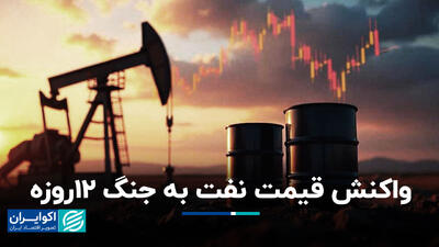 واکنش قیمت نفت به جنگ 12 روزه