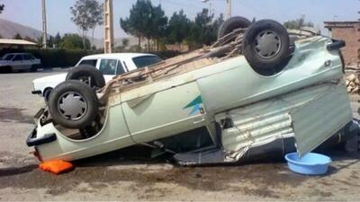 واژگونی وانت‌بار در جاده خاوران ۹ نفر مصدوم برجای گذاشت