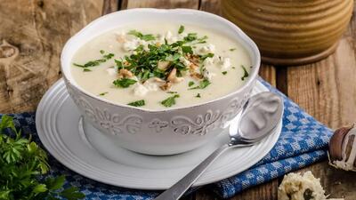 طرز تهیه آش گندم شیر!